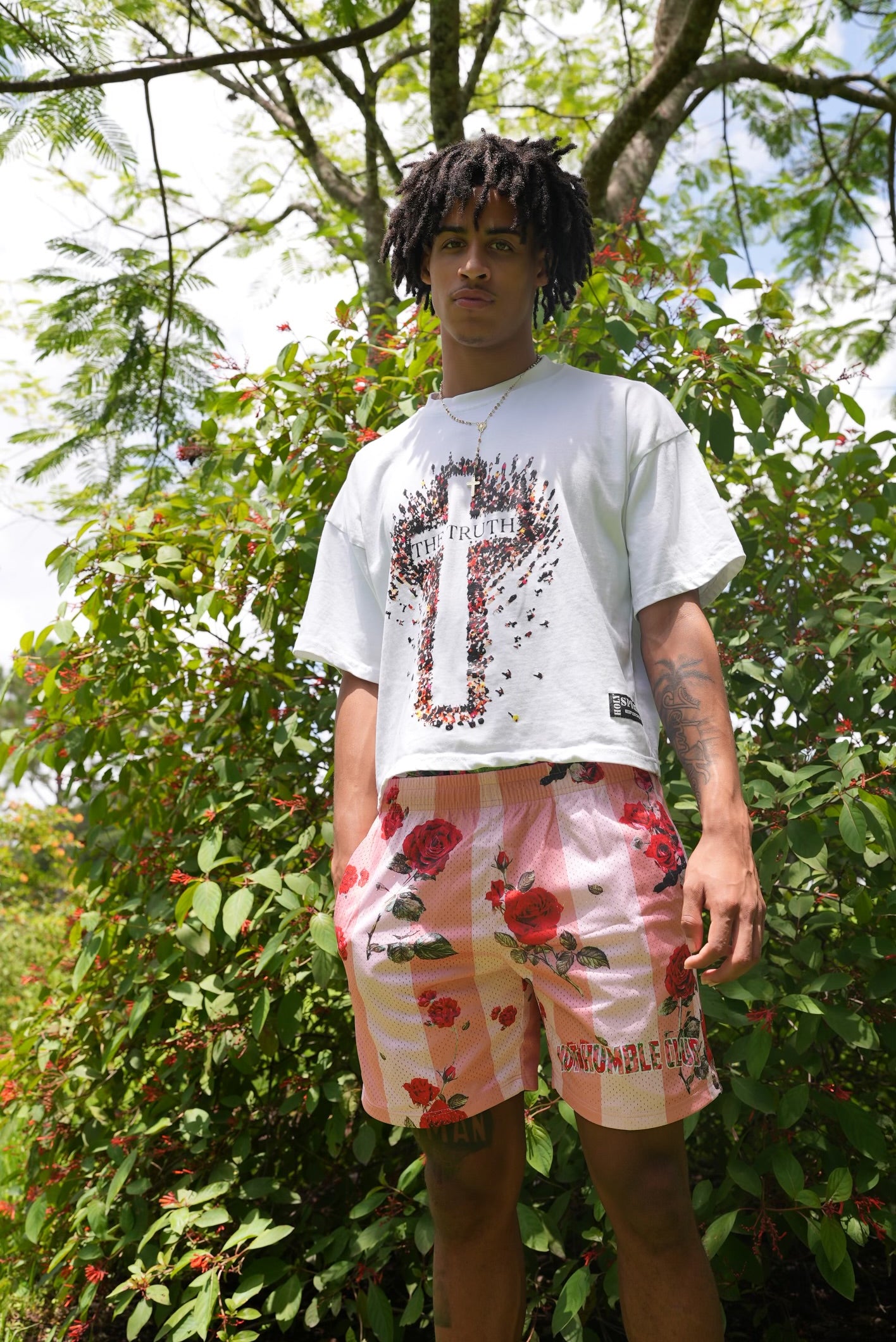 Not Humble Club Pink Rose Shorts